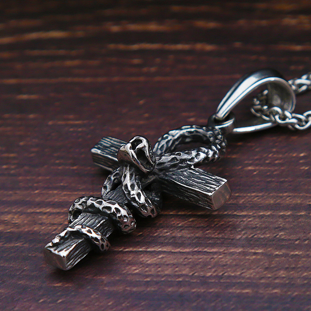 Vintage Stainless Steel Cross  - Men Fashion Egypt ulasan dan harga